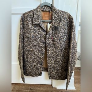 Levi’s Cheetah Print Jean Jacket